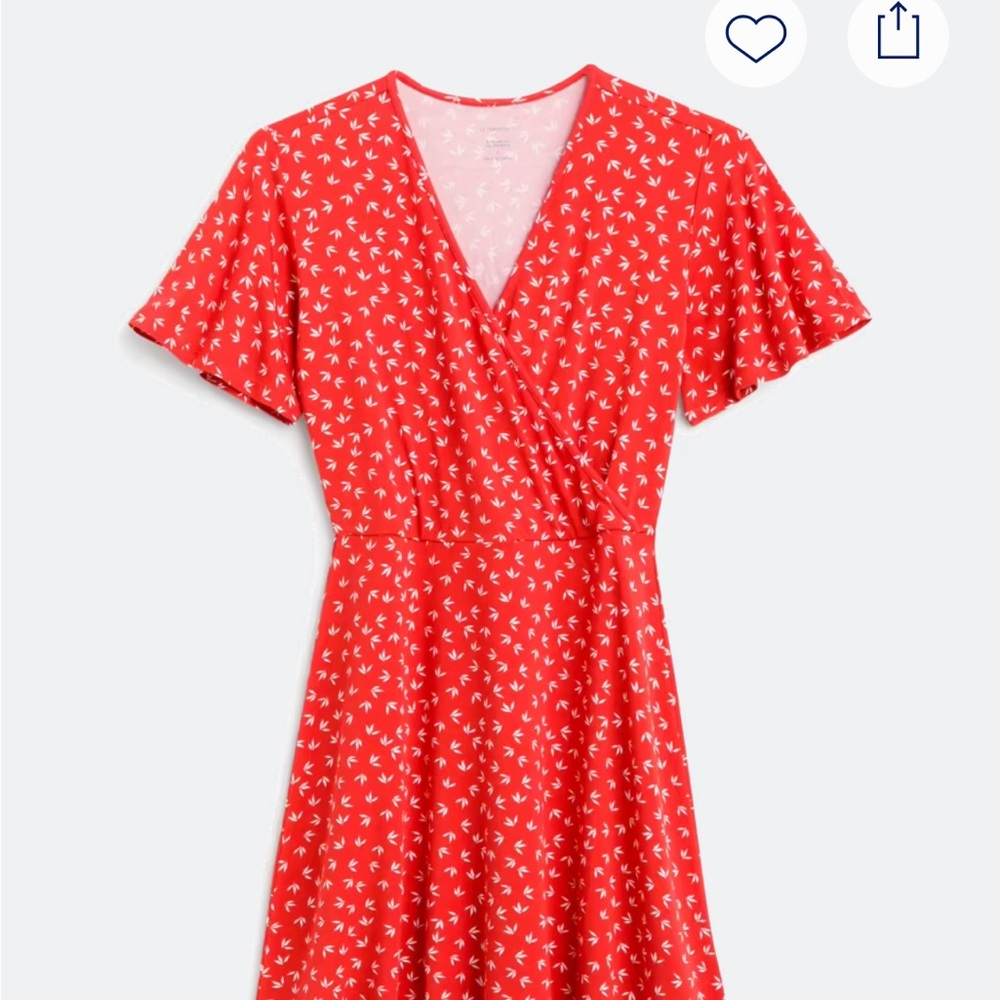 41 Hawthorn Red Patterned Mini Dress